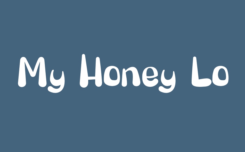 My Honey Loly font big