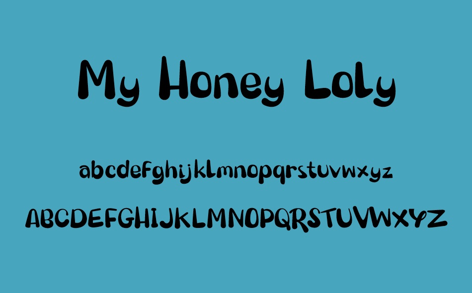 My Honey Loly font