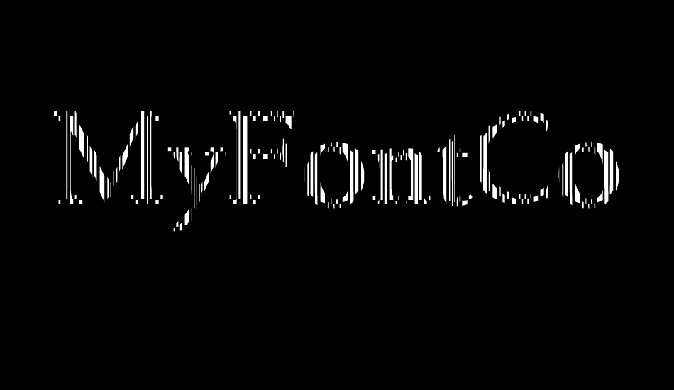 MyFontCode font big