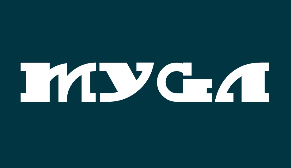 MyGalSwoopyNF font big