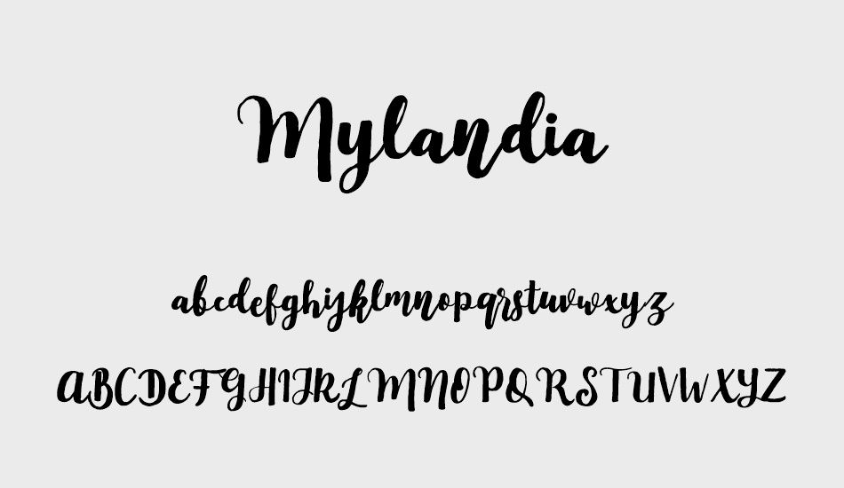 Mylandia font