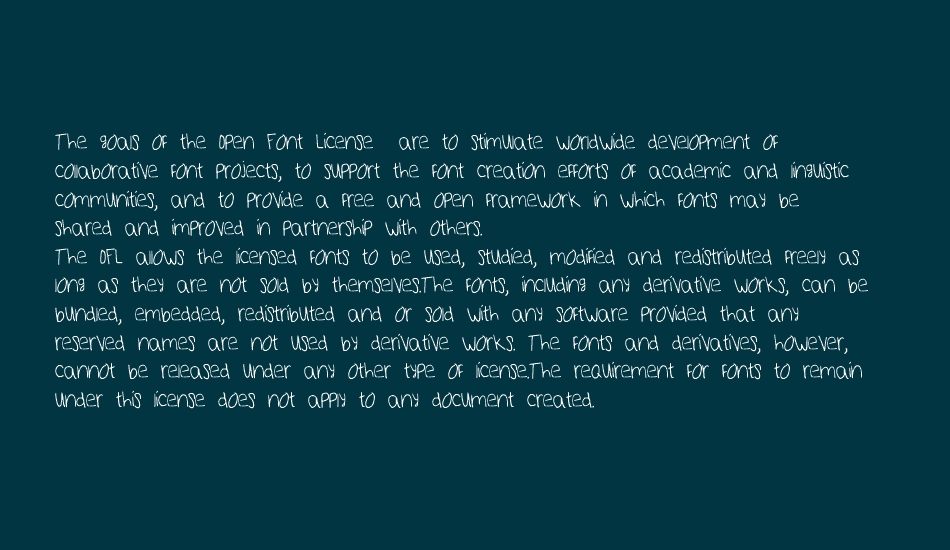 MyRandaRegular font 1