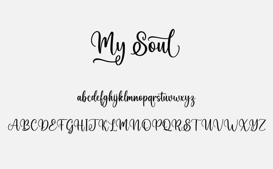 My Soul font