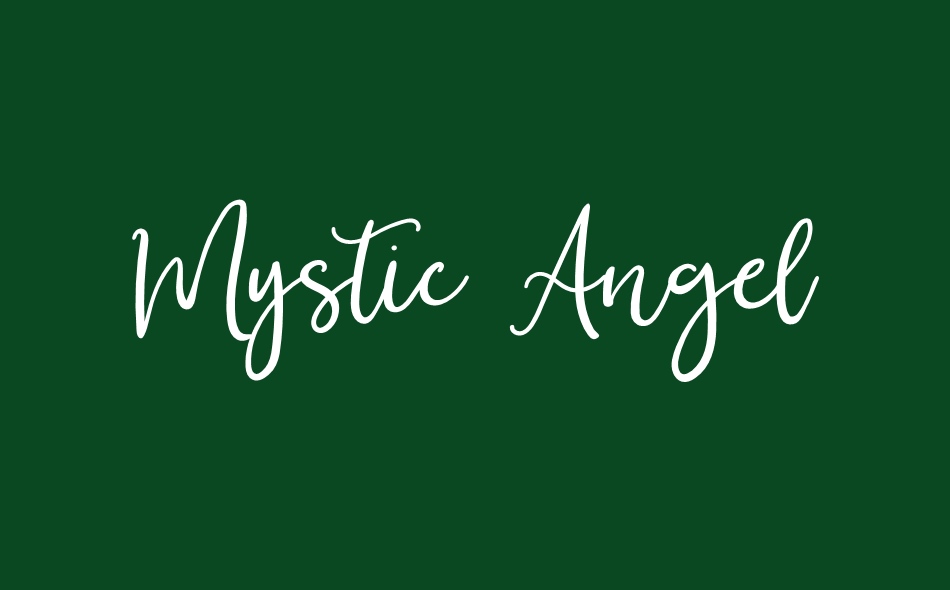 Mystic Angel font big