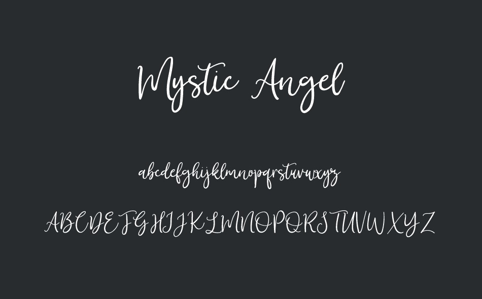 Mystic Angel font