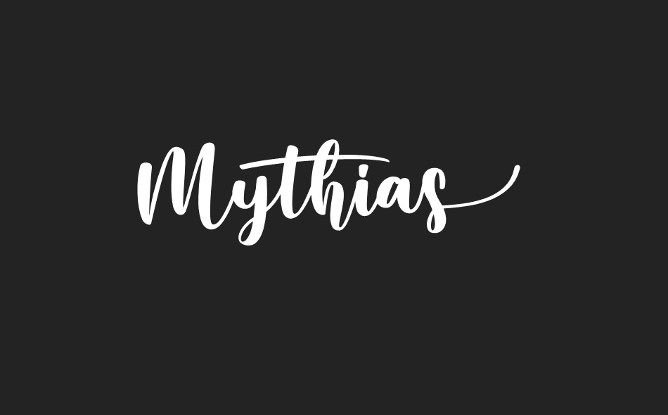 Mythias font big