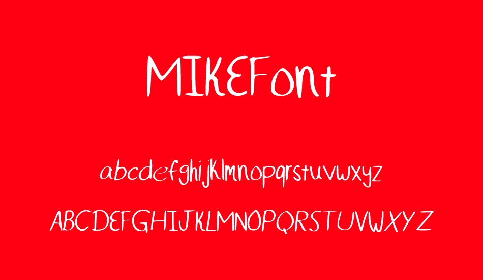 MIKEFont font