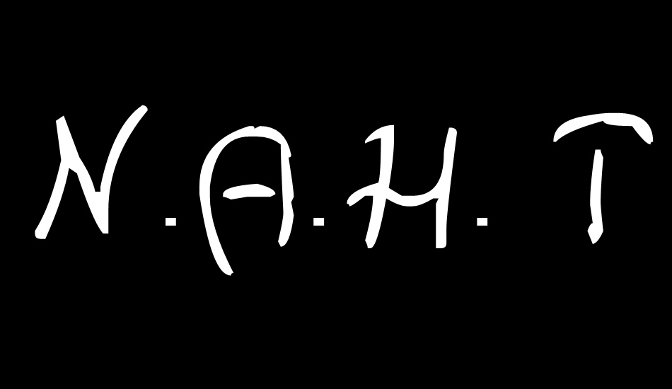 n-a-h--tribal font big