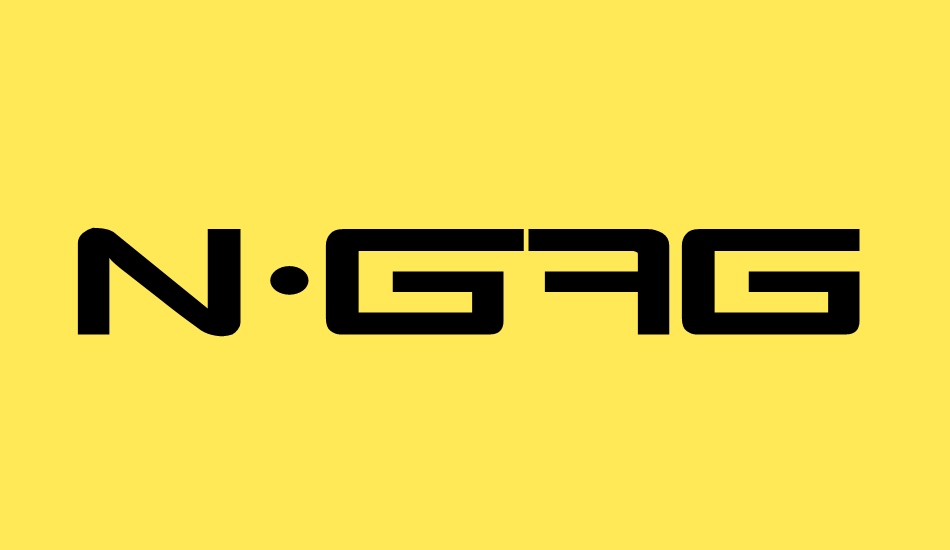 N-Gage font big