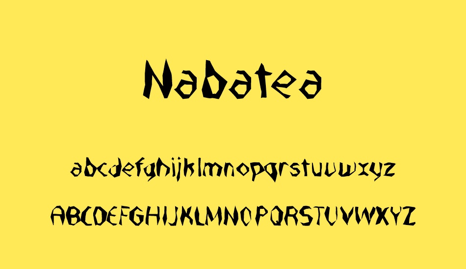 Nabatea font