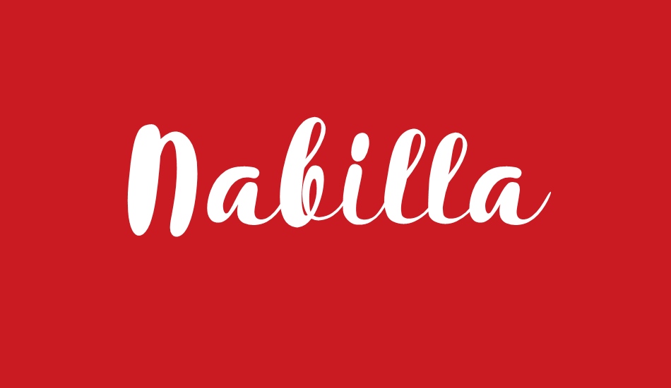 Nabilla font big