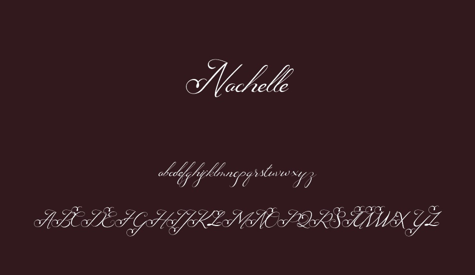 Nachelle font