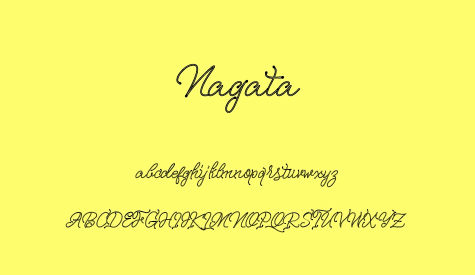 Nagata font