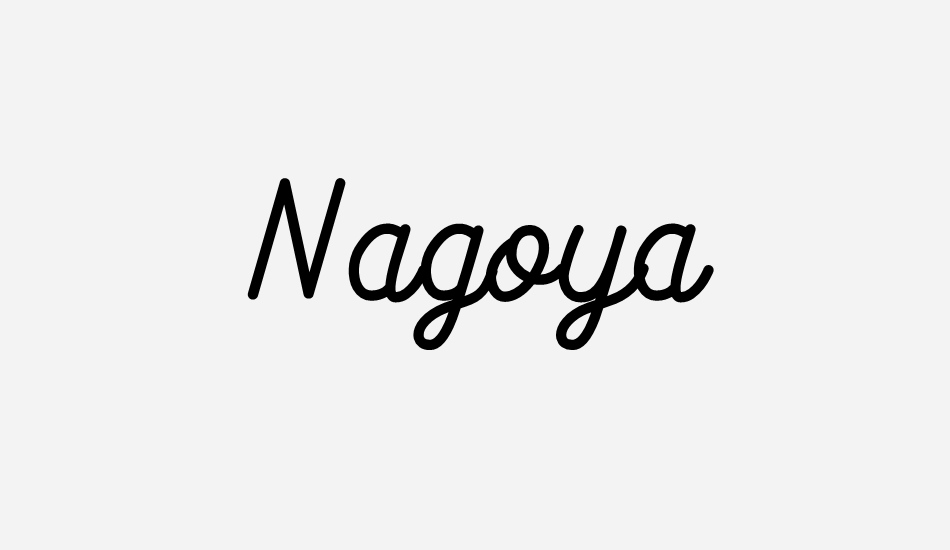 Nagoya font big