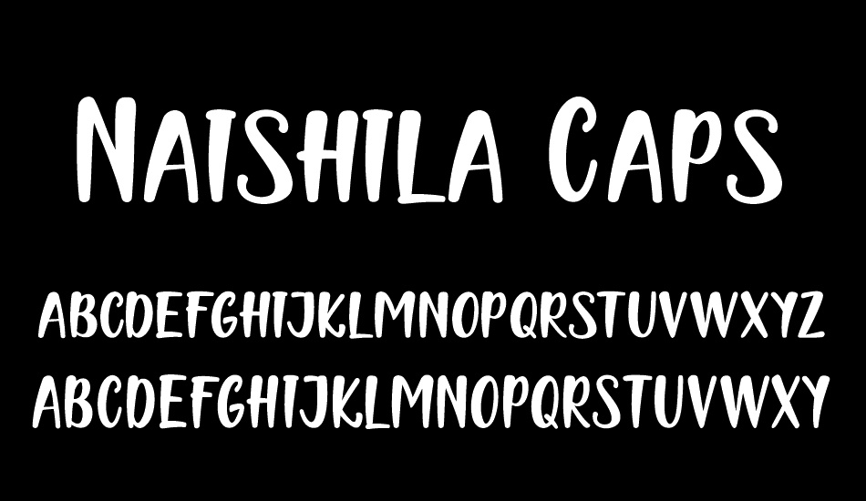 naishila-caps font