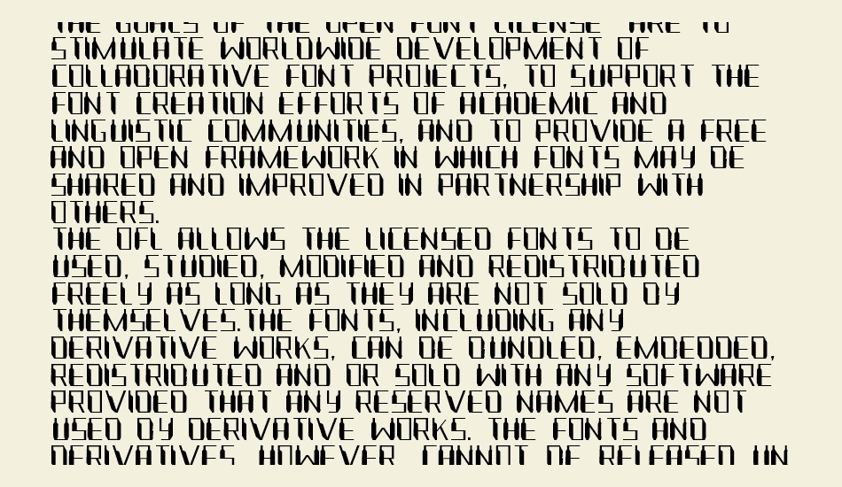 Nanonaut font 1