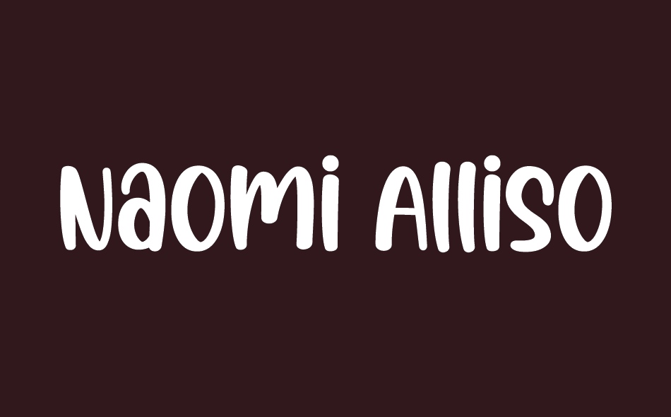 Naomi Allison font big