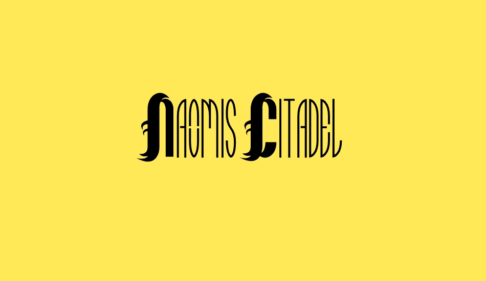 Naomis Citadel font big