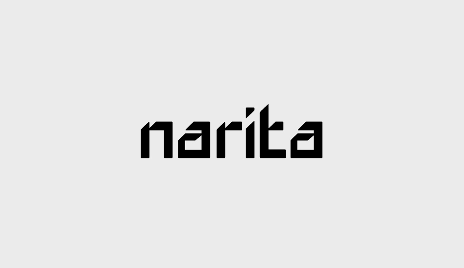 narita font big