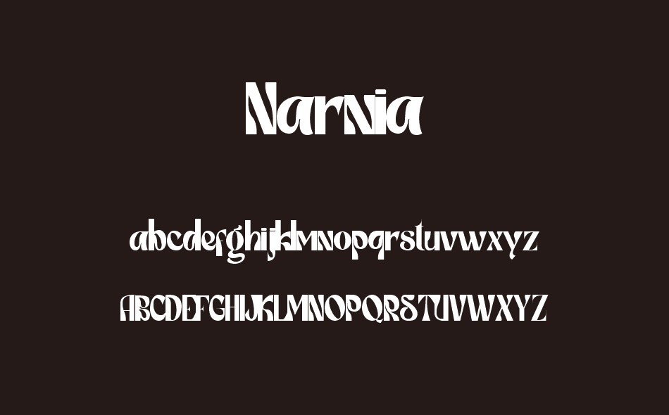 Narnia font