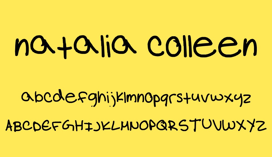 natalia colleen font