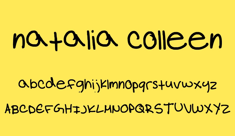 natalia colleen font