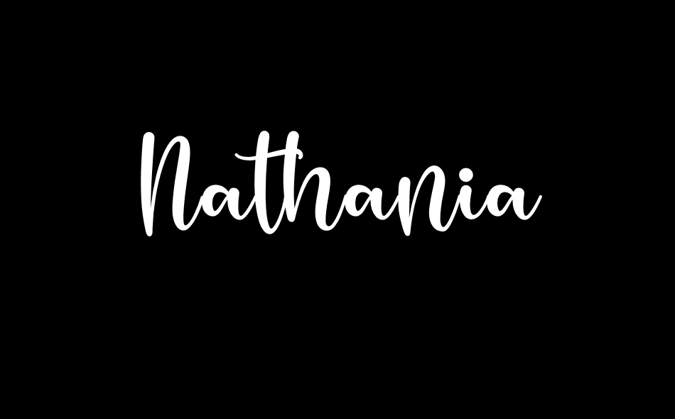 Nathania font big