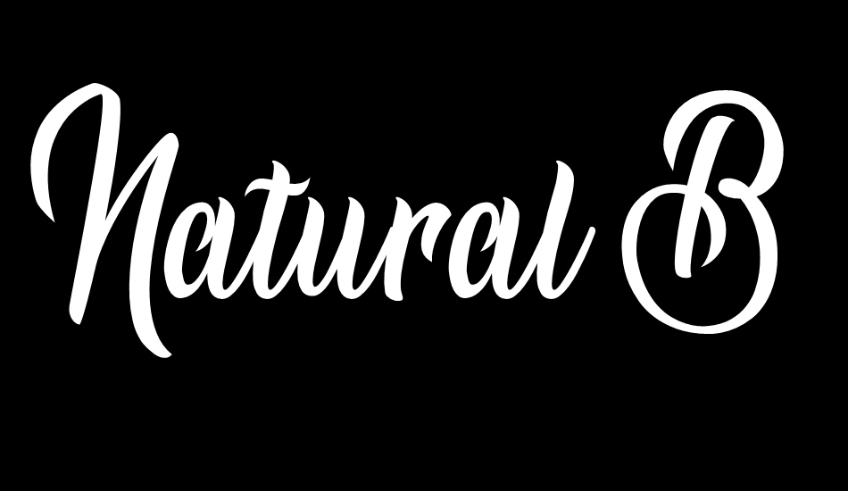 Natural Beauty Personal Use font big