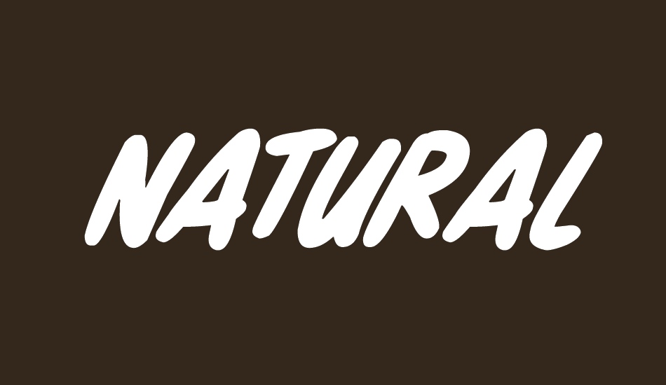 natural-marker font big