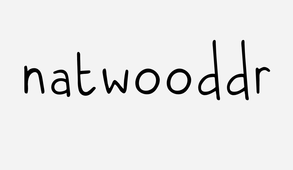 natwooddraws font big