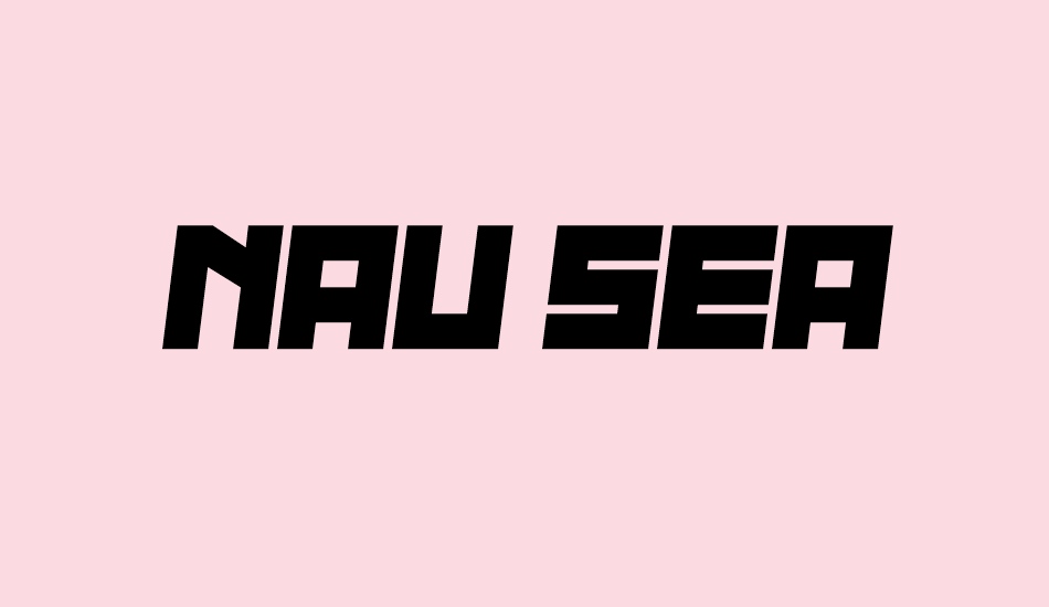 Nau Sea font big