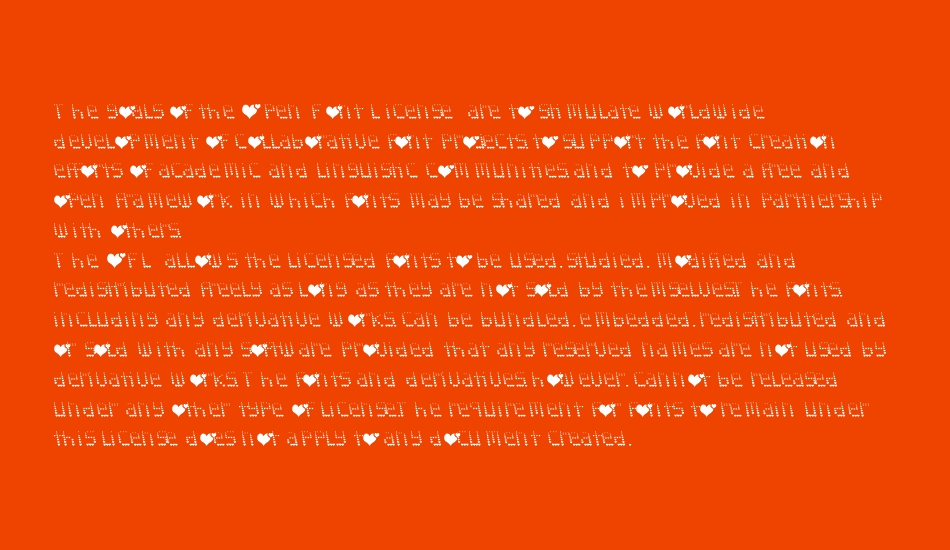 NAUJOKSLOVE font 1