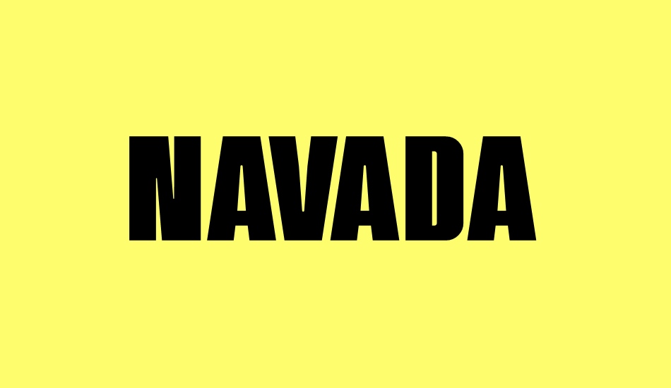 navada-demo font big