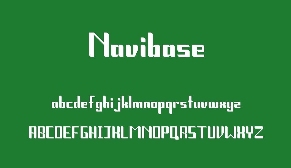 Navibase font