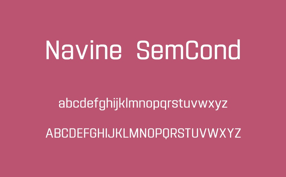 Navine font