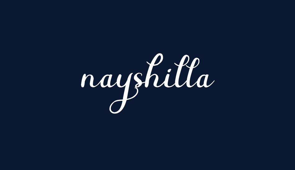 nayshilla font big