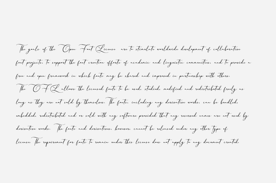 Nellysia Sorettein font 1
