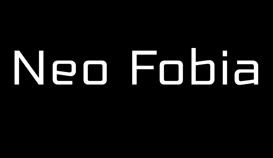 Neo Fobia font big