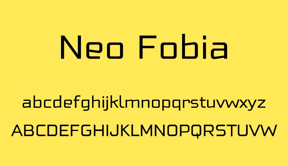 Neo Fobia font