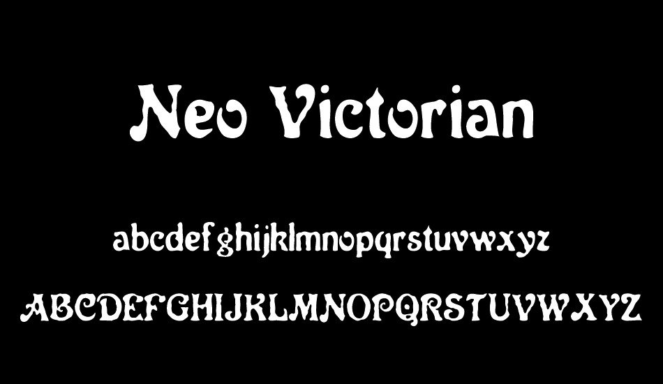 Neo Victorian font