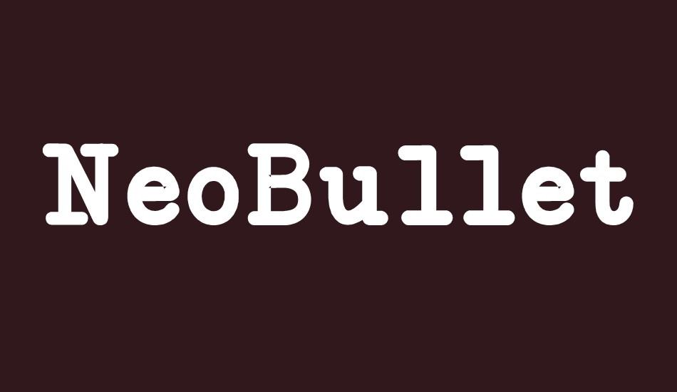 NeoBulletin Bold font big