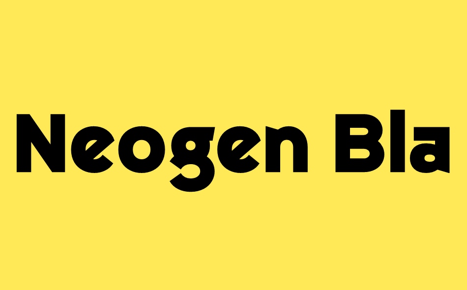 Neogen font big