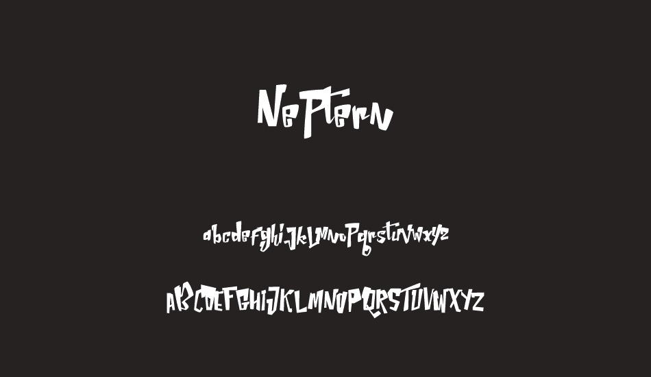 Neptern font