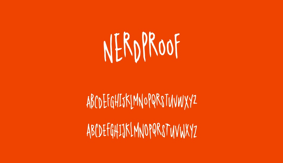 Nerdproof font