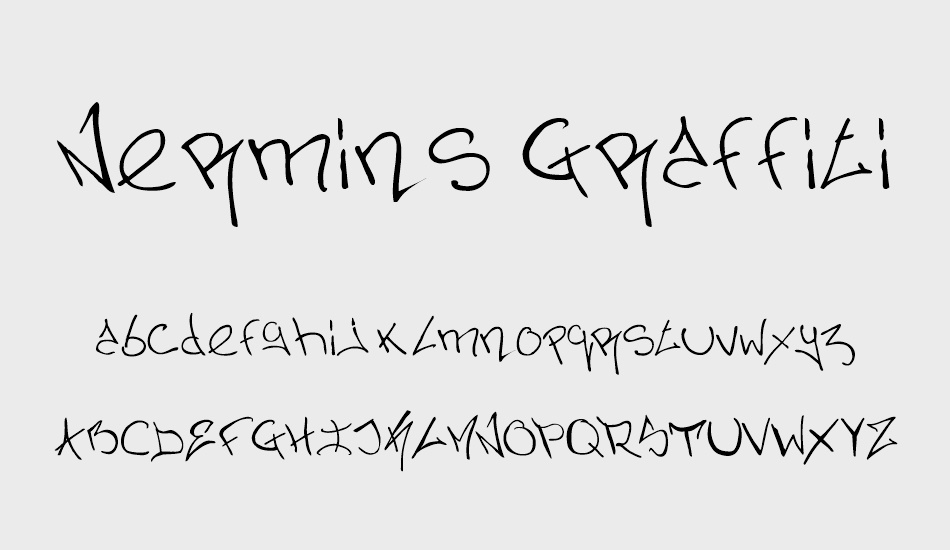 Nermins Graffiti font