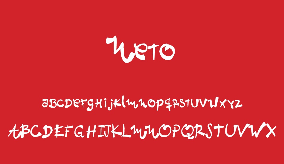 Neto font