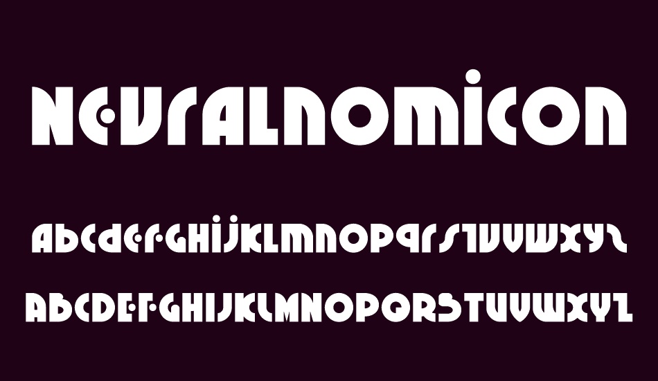 Neuralnomicon font