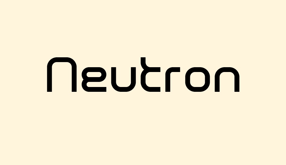 Neutron Demo font big