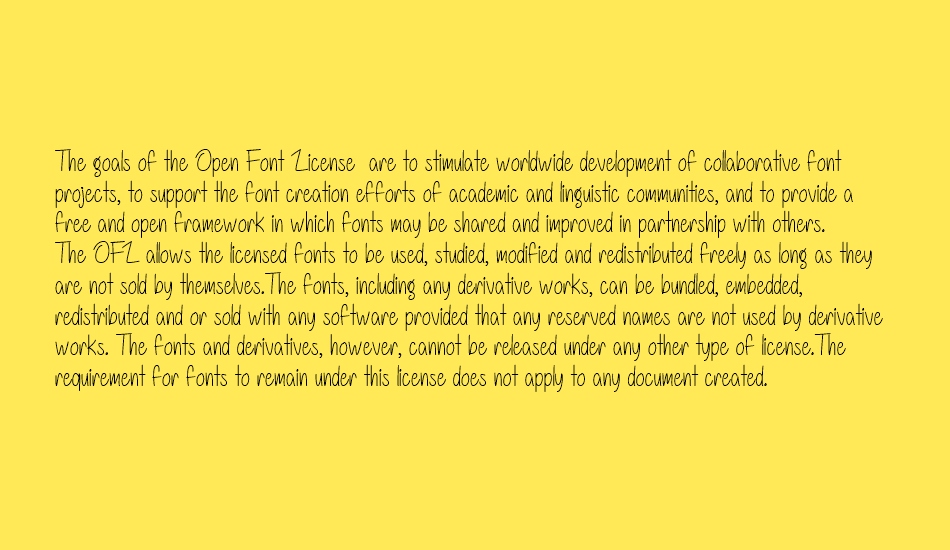 Never Ever font 1