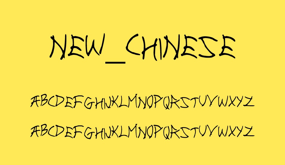New_Chinese font